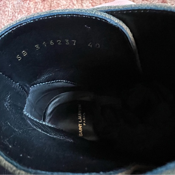 Saint Laurent Blake Jodhpur Suede Boots, Tan size 40 (10) - Picture 15 of 16